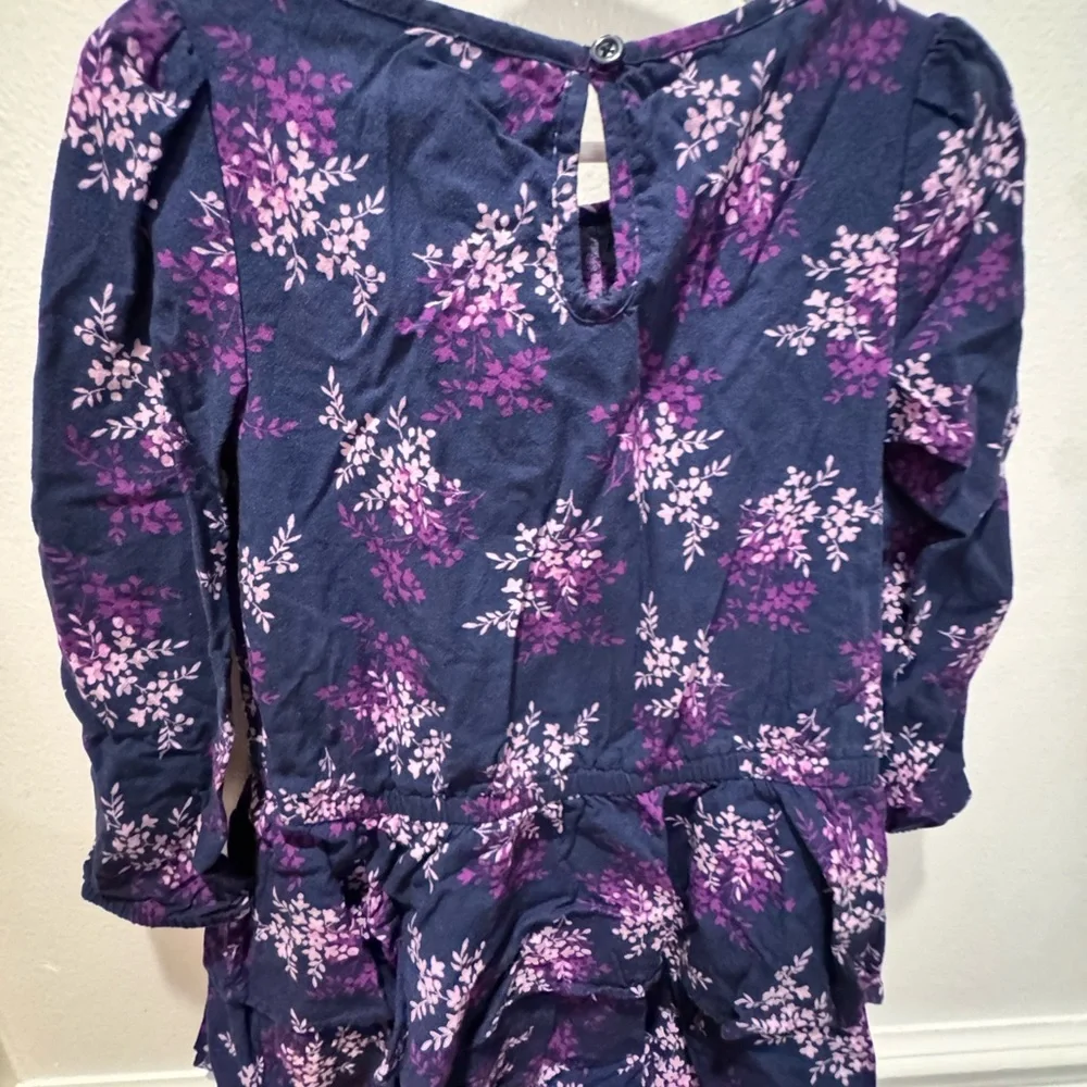 GAP Kids Floral Dress - Purple and Pink